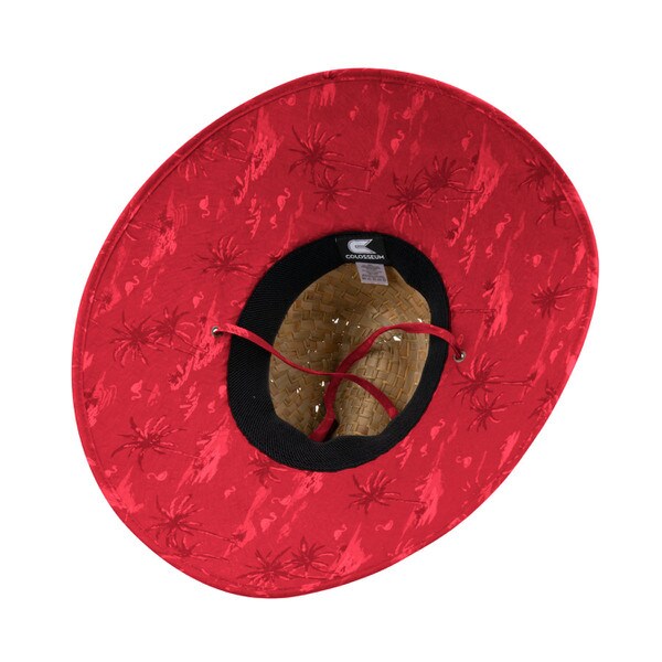 Natural/Red Atmosphere Straw Hat -